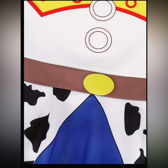 Girls Halloween Jessie Toy Story Flutter Sleeve Dress - Picture 3 of 5